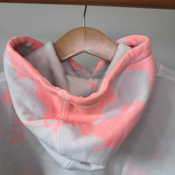 Women's Jordan Heritage Tie Dye Hoodie DM5238-104 | Rare | Cream Neon Orange | - Picture 6 of 12